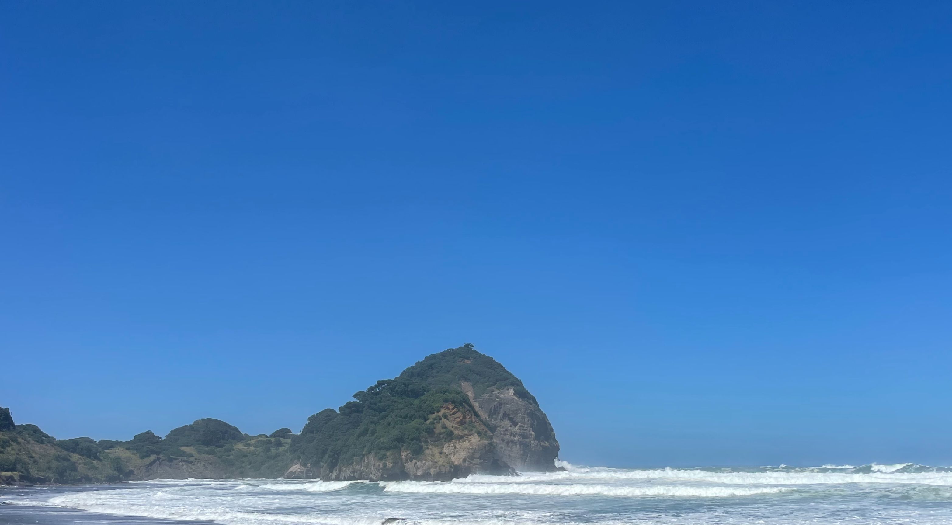 Image showing Bethells beach (Te Henga) in West Auckland